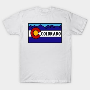 Colorado Flag Decal T-Shirt